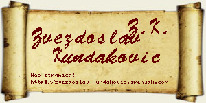 Zvezdoslav Kundaković vizit kartica